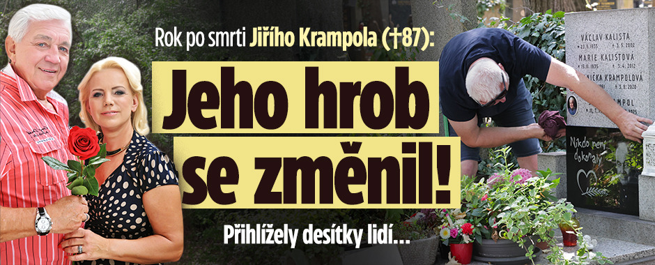 Banner ke žhavému tématu: Rok po smrti Jiřího Krampola (†78): ...
