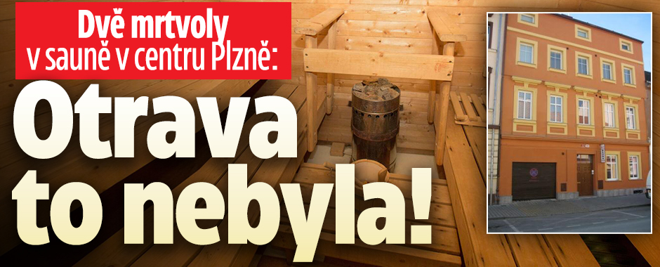 Banner ke žhavému tématu: Dvě mrtvoly v sauně v centru Plzně: ...