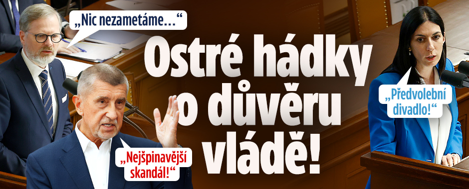 Ostré hádky o důvěru vládě! Babiš: Nejšpinavější skandál