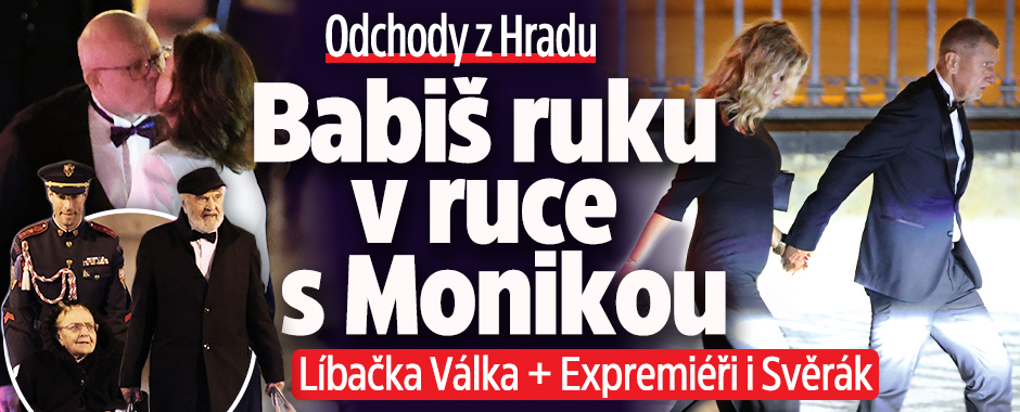 Banner ke žhavému tématu: Odchody z Hradu: Babiš ruku v ruce s ...