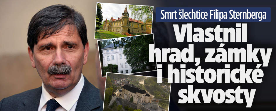 Banner ke žhavému tématu: Smrt šlechtice Filipa Sternberga: ...