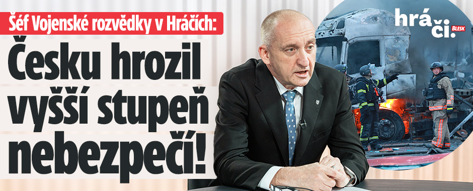 Banner ke žhavému tématu: Šéf Vojenského zpravodajství v Hráčích: ...