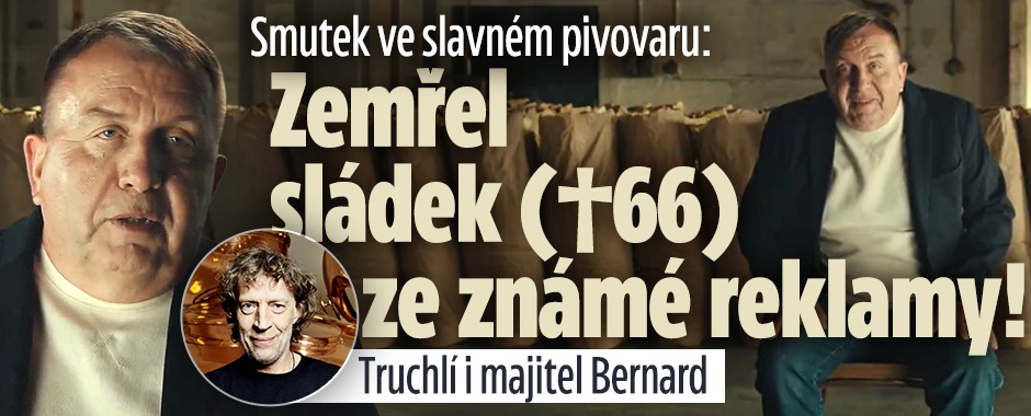 Banner ke žhavému tématu: Zemřel sládek (†66) ze známé reklamy! ...