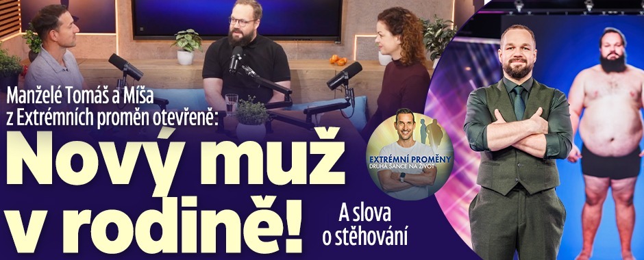 Banner ke žhavému tématu: Tomáš a Míša z Extrémních proměn ...