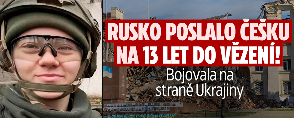 Banner ke žhavému tématu: Ruský soud poslal Češku na 13 let do ...