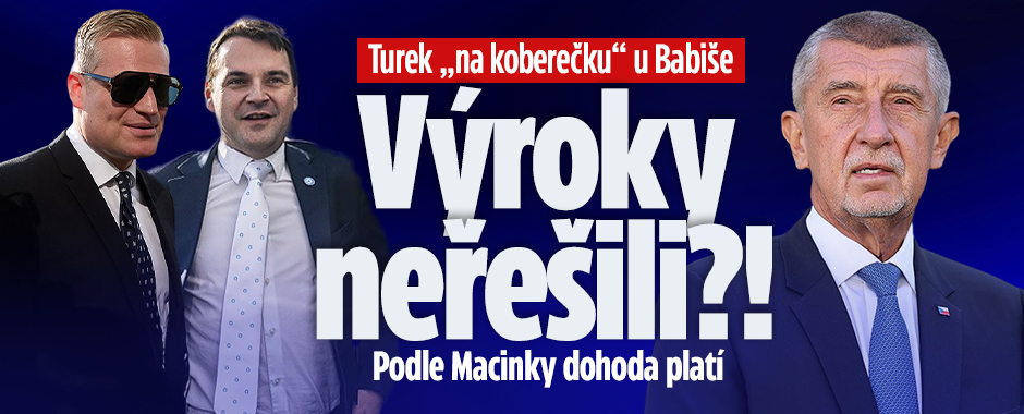 Banner ke žhavému tématu: Turek „na koberečku“ u Babiše: Výroky ...
