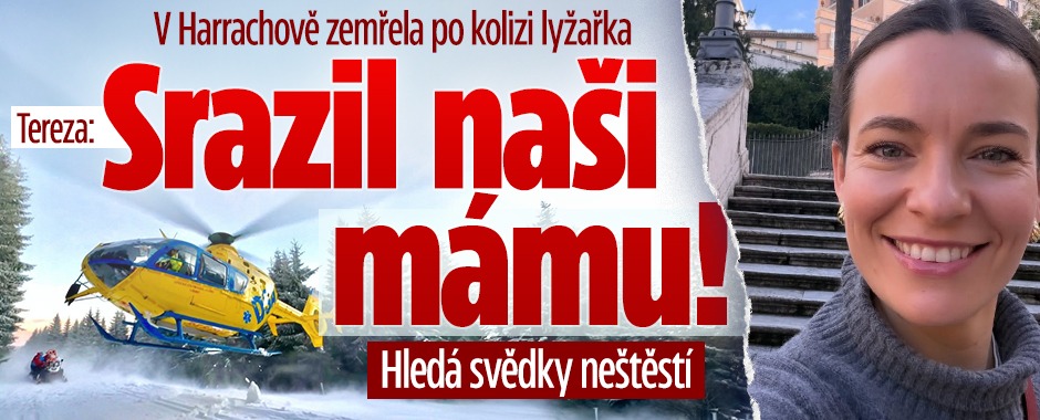 Banner ke žhavému tématu: Dcera lyžařky zesnulé v Harrachově: ...