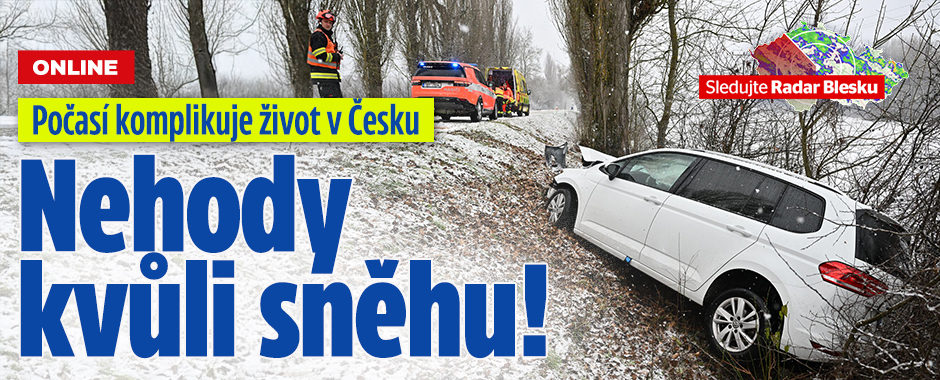 Banner ke žhavému tématu: ONLINE: Česko trápí počasí, nehody ...