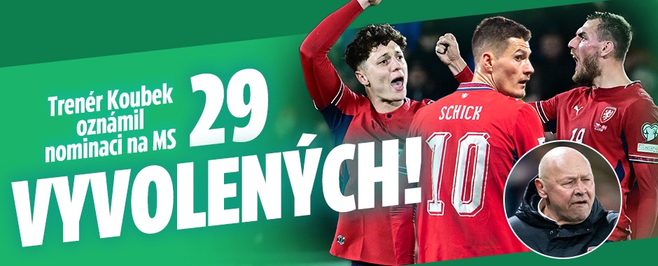 Banner ke žhavému tématu: Koubek oznámí nominaci na MS: 29 ...