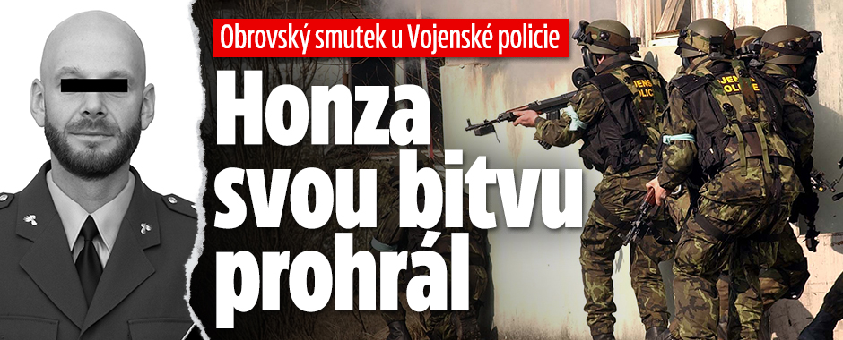 Banner ke žhavému tématu: Obrovský smutek u Vojenské policie: ...
