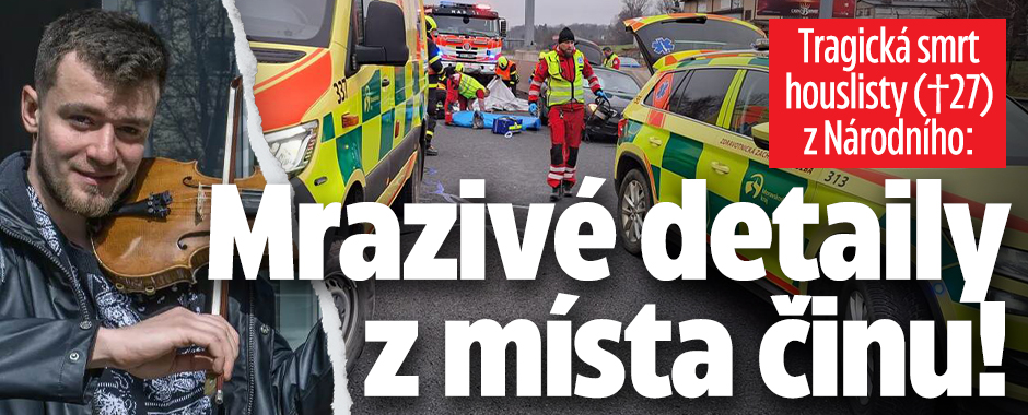 Banner ke žhavému tématu: Smrt houslisty (†27) z Národního: ...
