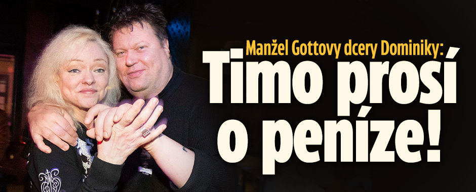 Banner ke žhavému tématu: Manžel Gottovy dcery Dominiky: Timo ...