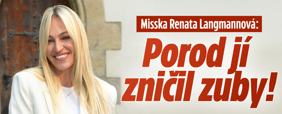Banner ke žhavému tématu: Misska Renata Langmannová: Porod jí ...