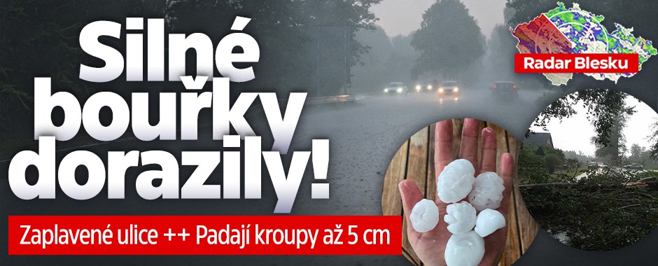 Banner ke žhavému tématu: V Česku udeřily silné bouřky! Přinesly ...