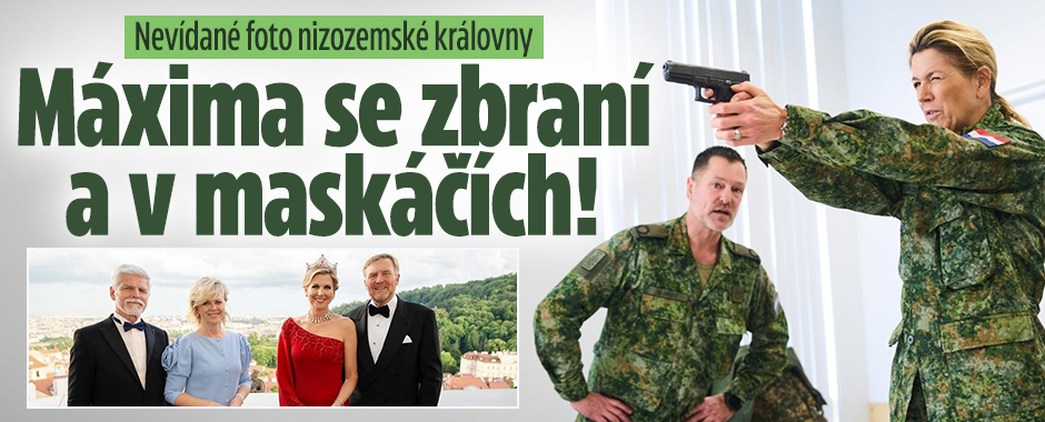 Banner ke žhavému tématu: Nizozemská královna Máxima zahájila ...