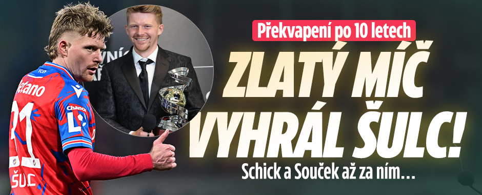 Změna po 10 letech! Šulc vyhrál Zlatý míč