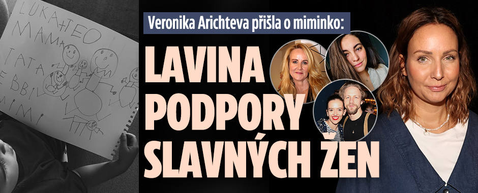Banner ke žhavému tématu: Veronika Arichteva přišla o miminko: ...