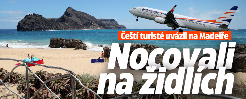 Na Madeiře uvázly stovky Čechů. Turisté nocovali na židlích