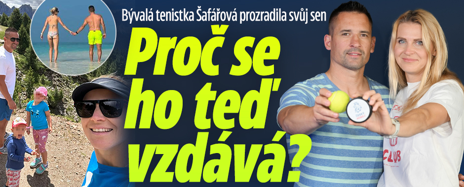 Banner ke žhavému tématu: Bývalá tenistka Šafářová: Odkryla svůj ...