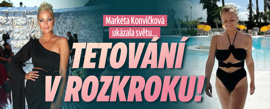 Markéta Konvičková odhalila světu... Tetování v rozkroku!