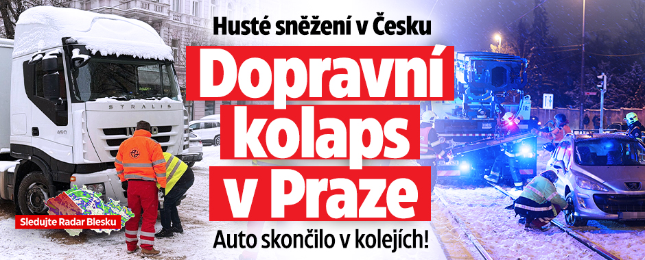 Banner ke žhavému tématu: ONLINE: Husté sněžení v Česku. Sledujte ...
