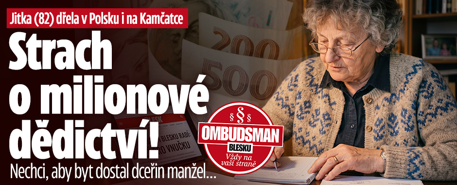 Banner ke žhavému tématu: Jitka má strach o byt: Nechci, aby ...
