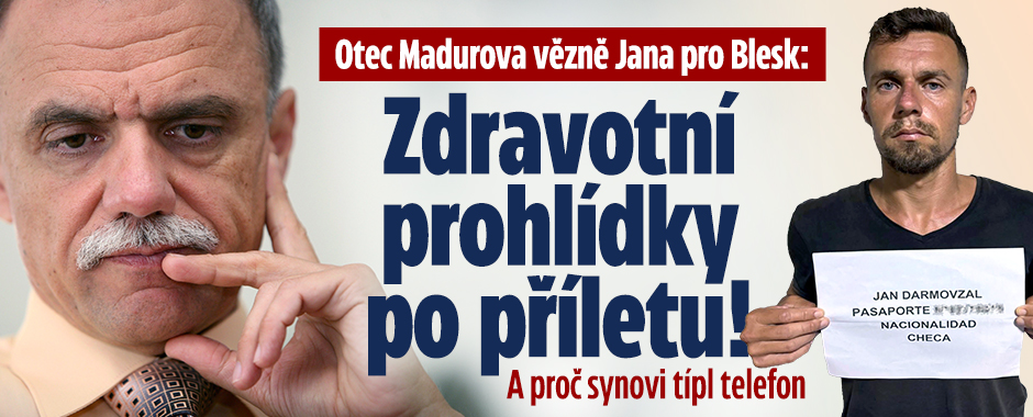 Banner ke žhavému tématu: Otec Madurova vězně pro Blesk: Proč ...