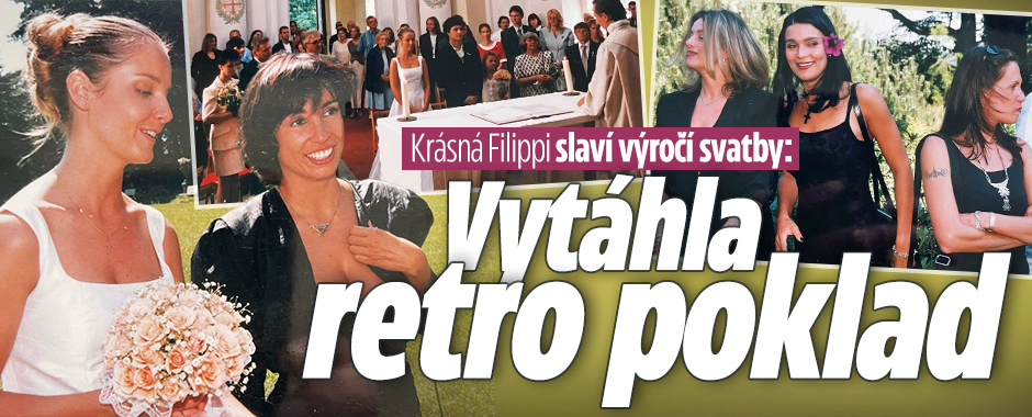 Krásná Filippi slaví výročí svatby: Vytáhla retro poklad 