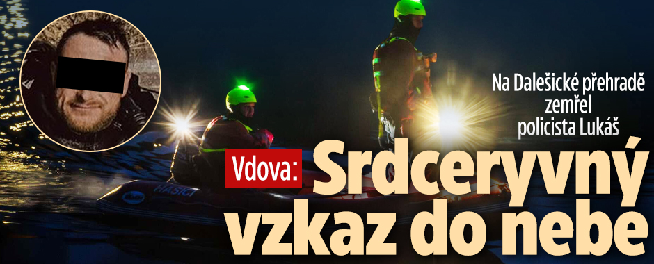 Banner ke žhavému tématu: Vdova po smrti policejního potápěče: ...