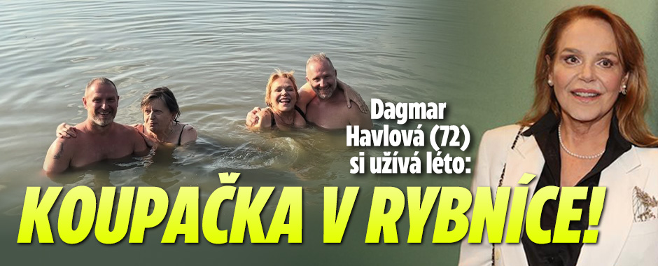 Banner ke žhavému tématu: Dagmar Havlová (72) si užívá léto: ...