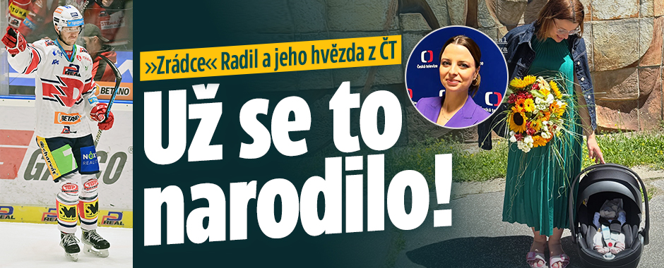 »Zrádce« Radil a jeho hvězda z ČT: Už se to narodilo! 