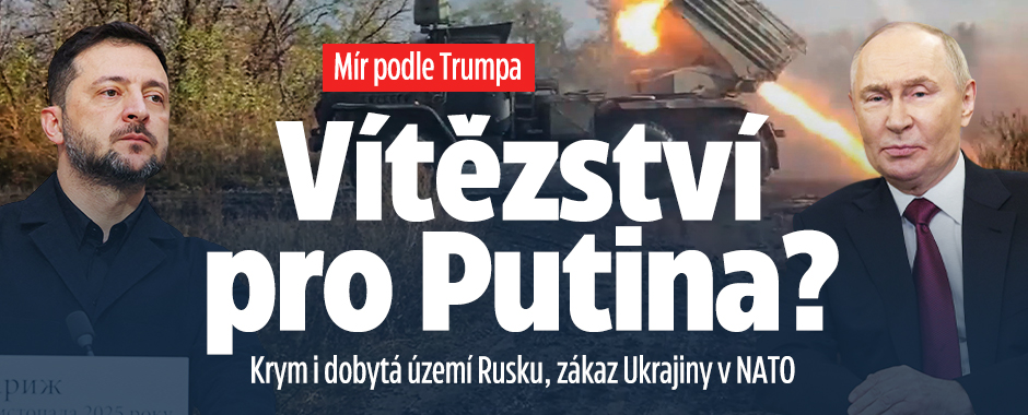 Banner ke žhavému tématu: Mír podle Trumpa: Vítězství pro Putina?