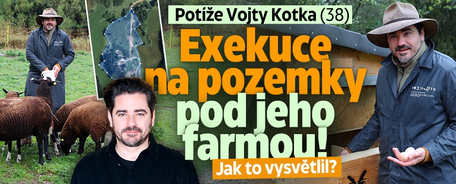 Banner ke žhavému tématu: Potíže Vojty Kotka (38): Exekuce na ...