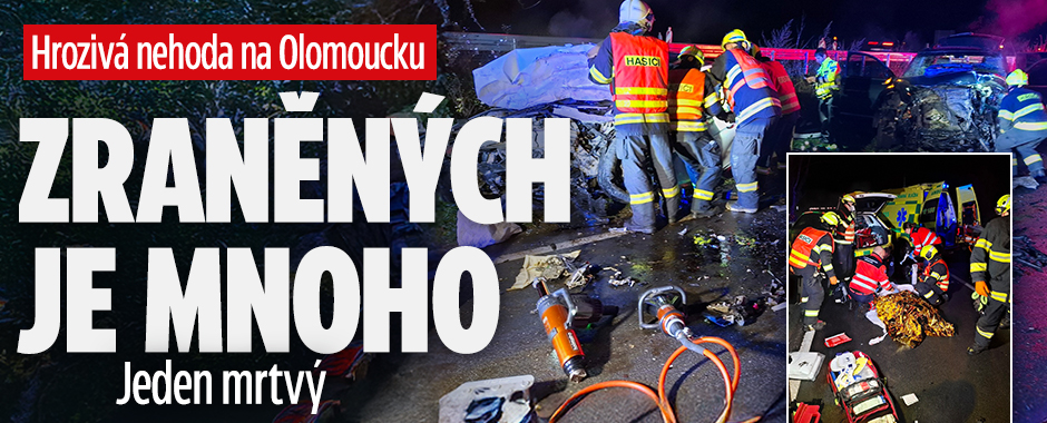 Banner ke žhavému tématu: Hrozivá nehoda na Olomoucku: Zraněných ...