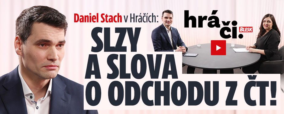 Banner ke žhavému tématu: Daniel Stach v Hráčích Slzy a slova o ...