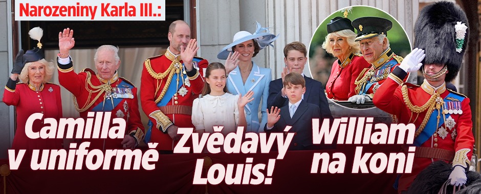 Banner ke žhavému tématu: Narozeniny Karla III.: William na koni, ...