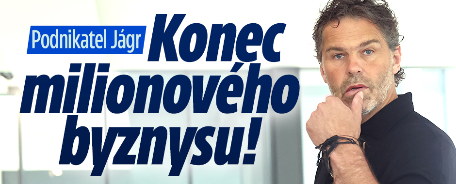 Banner ke žhavému tématu: Jágrovo podnikání s »trávou« vyhořelo: ...