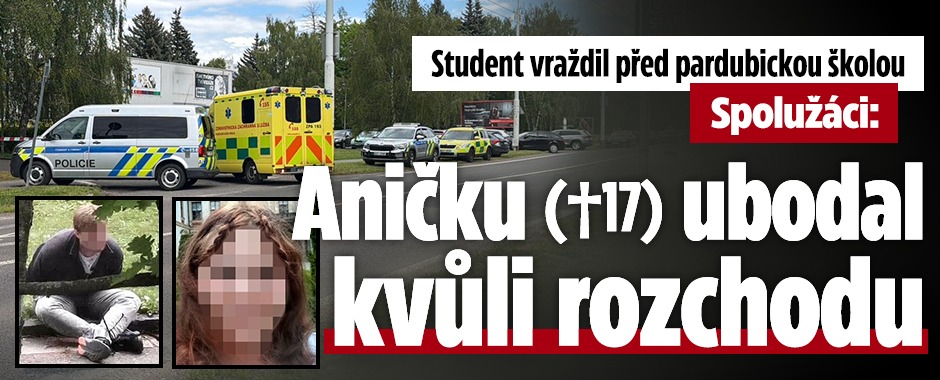 Banner ke žhavému tématu: Student vraždil před školou: Aničku ...