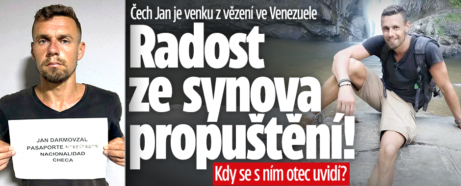Banner ke žhavému tématu: Jana propustili z vězení ve Venezuele: ...