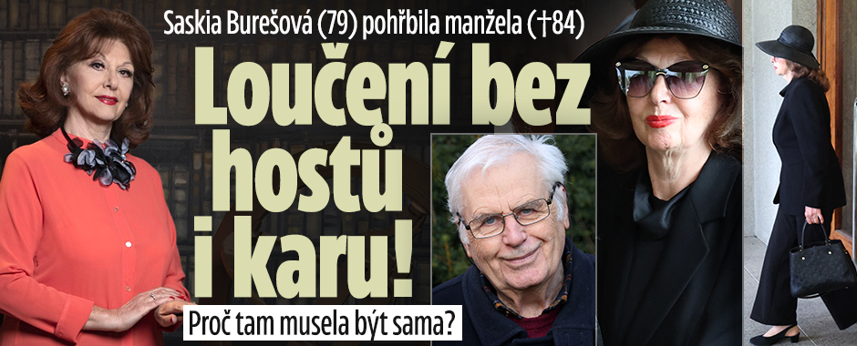 Banner ke žhavému tématu: Burešová (79) pohřbila manžela (†84): ...