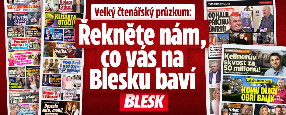 Banner ke žhavému tématu: Velký čtenářský průzkum: Řekněte nám, ...