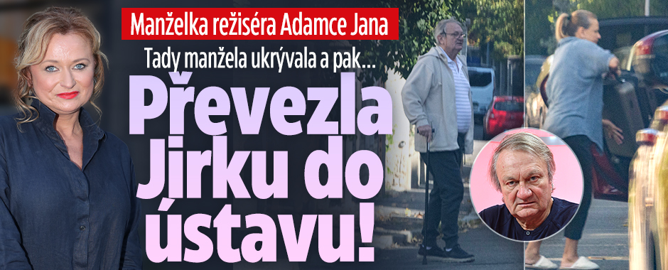 Banner ke žhavému tématu: Manželka režiséra Adamce: Převezla ...