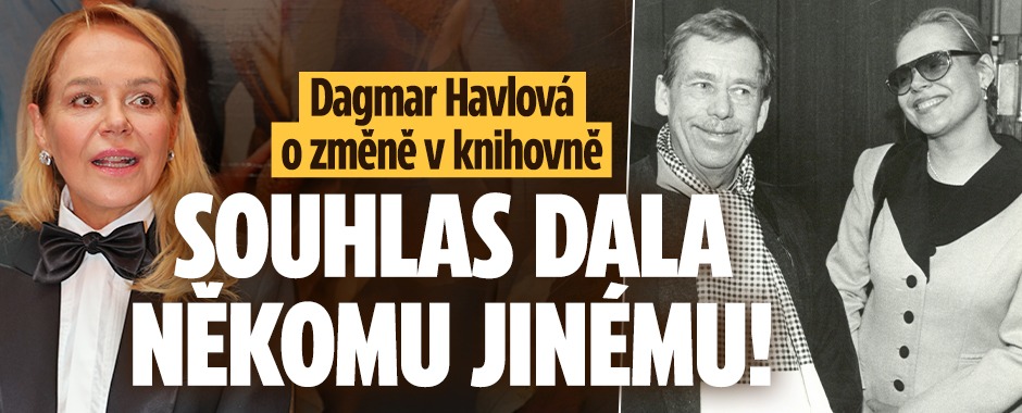Banner ke žhavému tématu: Dagmar Havlová o změně v knihovně: ...