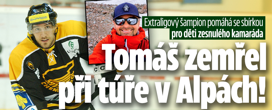 Banner ke žhavému tématu: Šampion pomáhá se sbírkou: Tomáš zemřel ...