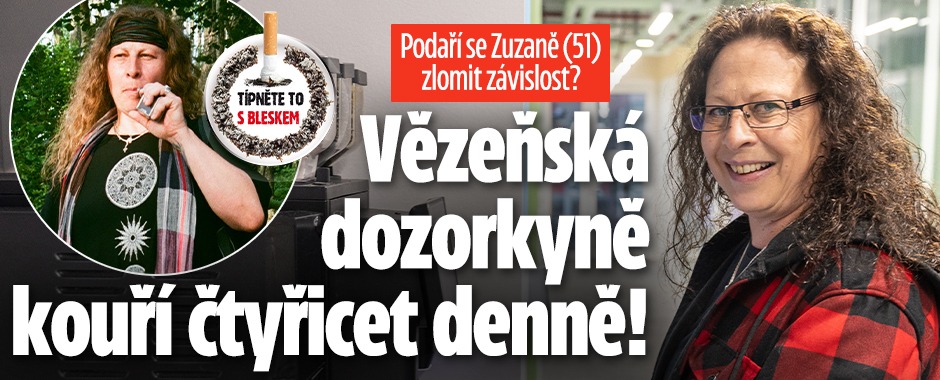 Banner ke žhavému tématu: Podaří se Zuzaně zlomit závislost? ...