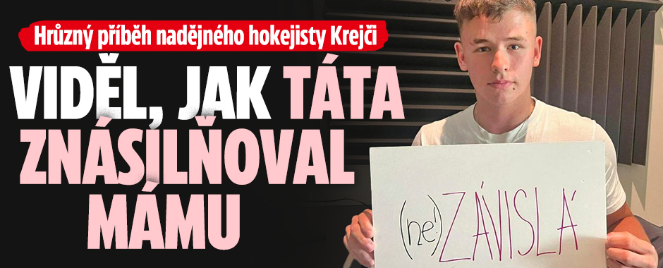 Hrůza hokejisty Krejči: Viděl, jak táta znásilňoval mámu
