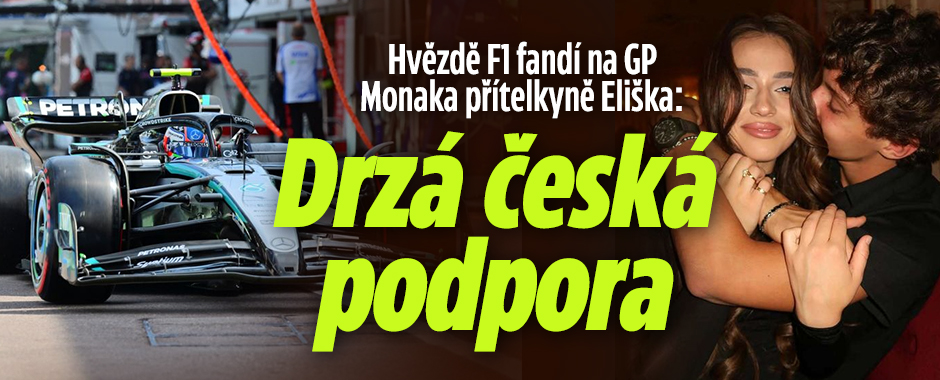 Hvězdě F1 fandí v Monaku přítelkyně Eliška: Drzá česká podpora