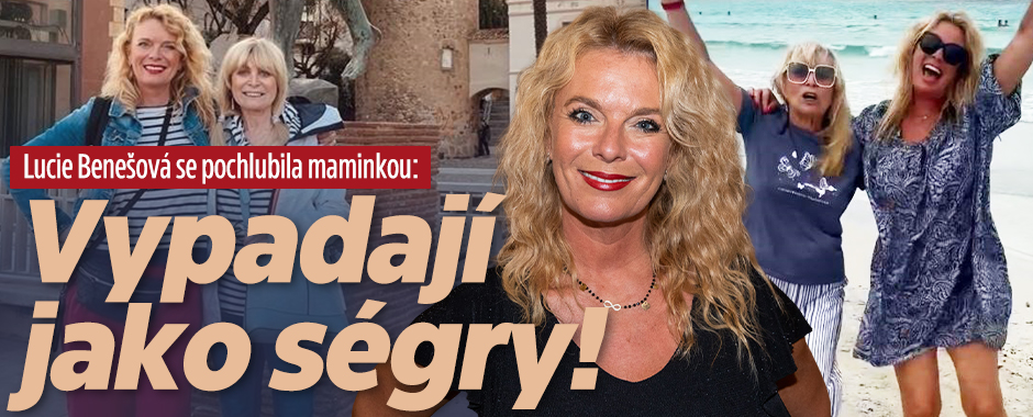 Banner ke žhavému tématu: Lucie Benešová se pochlubila maminkou: ...
