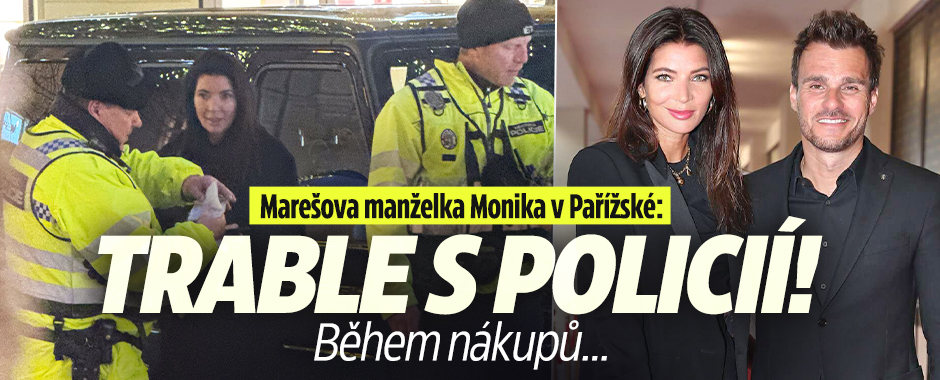 Banner ke žhavému tématu: Marešova manželka Monika v Pařížské: ...