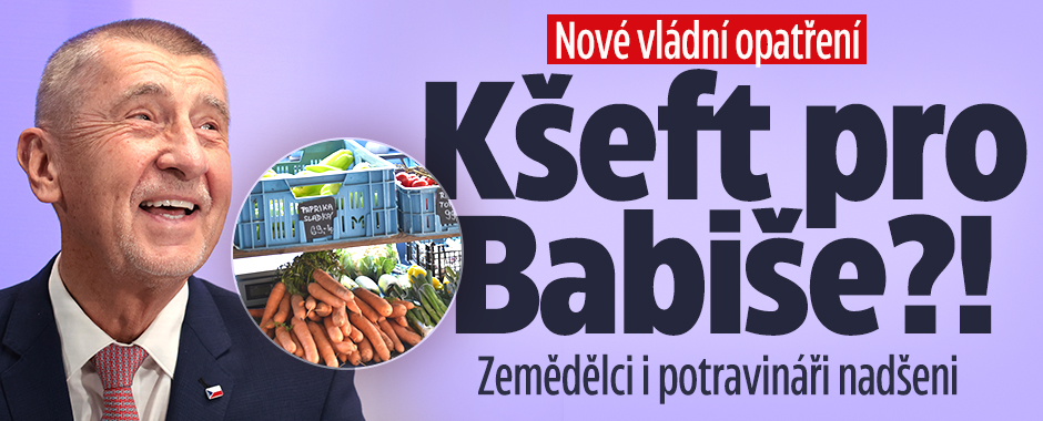 Banner ke žhavému tématu: Kšeft pro Babiše?! Zemědělci i ...